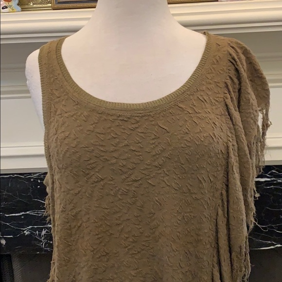 Free People olive gn unique tunic top - Picture 2 of 7